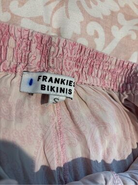 Frankie's Bikinis Light Pink Paisley Swim Bottoms
